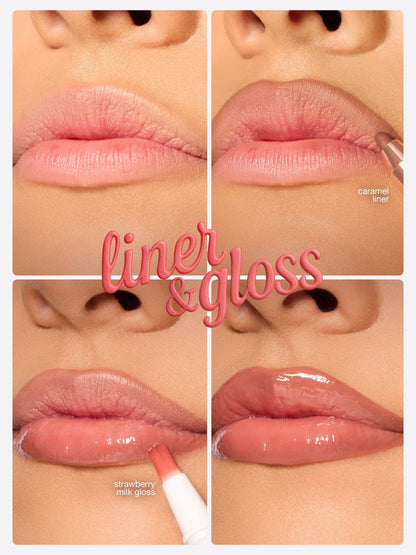 vinyl drip lip gloss & plump liner + FREE mystery charms