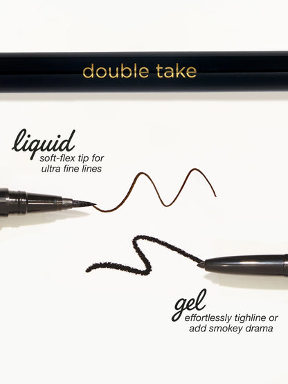 limited-edition double take eyeliner + FREE charm