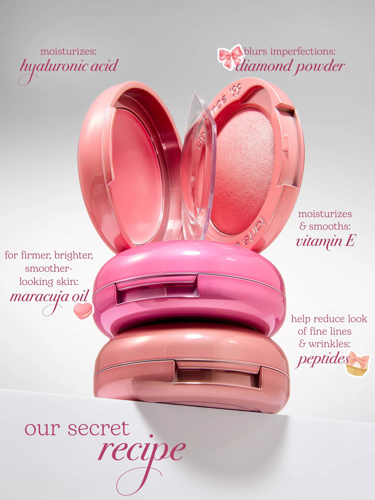 shape tape™ blur & blush - blurring concealer stick & macaron blush and glow duo