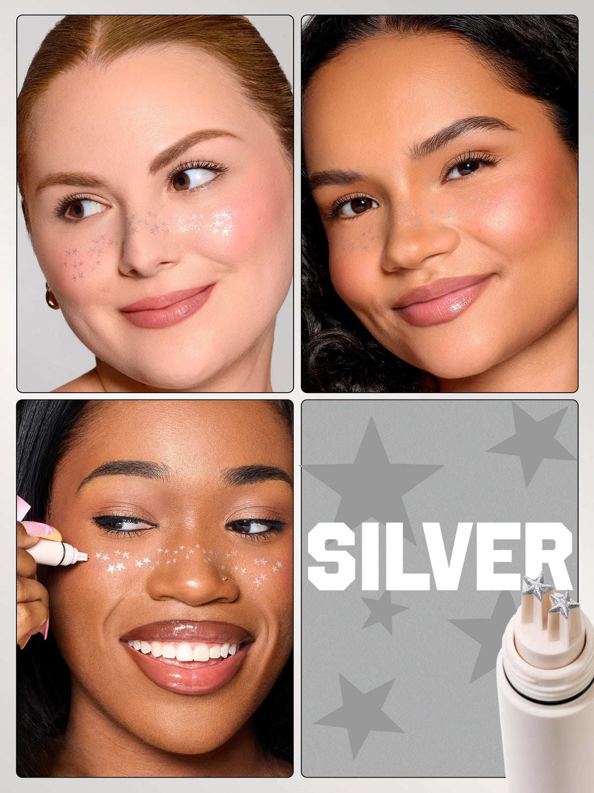 go with the faux freckle stamp in starstruck
