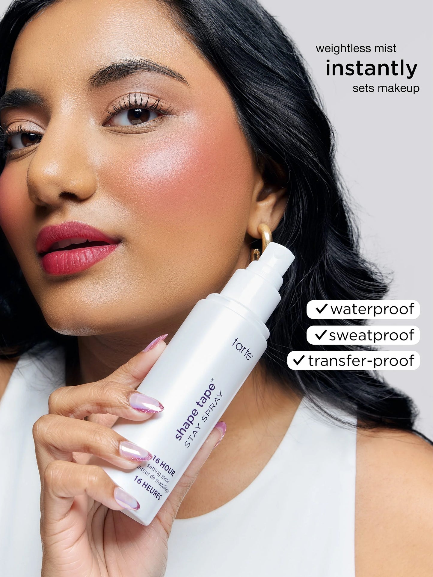 shape tape™ stay spray vegan setting spray