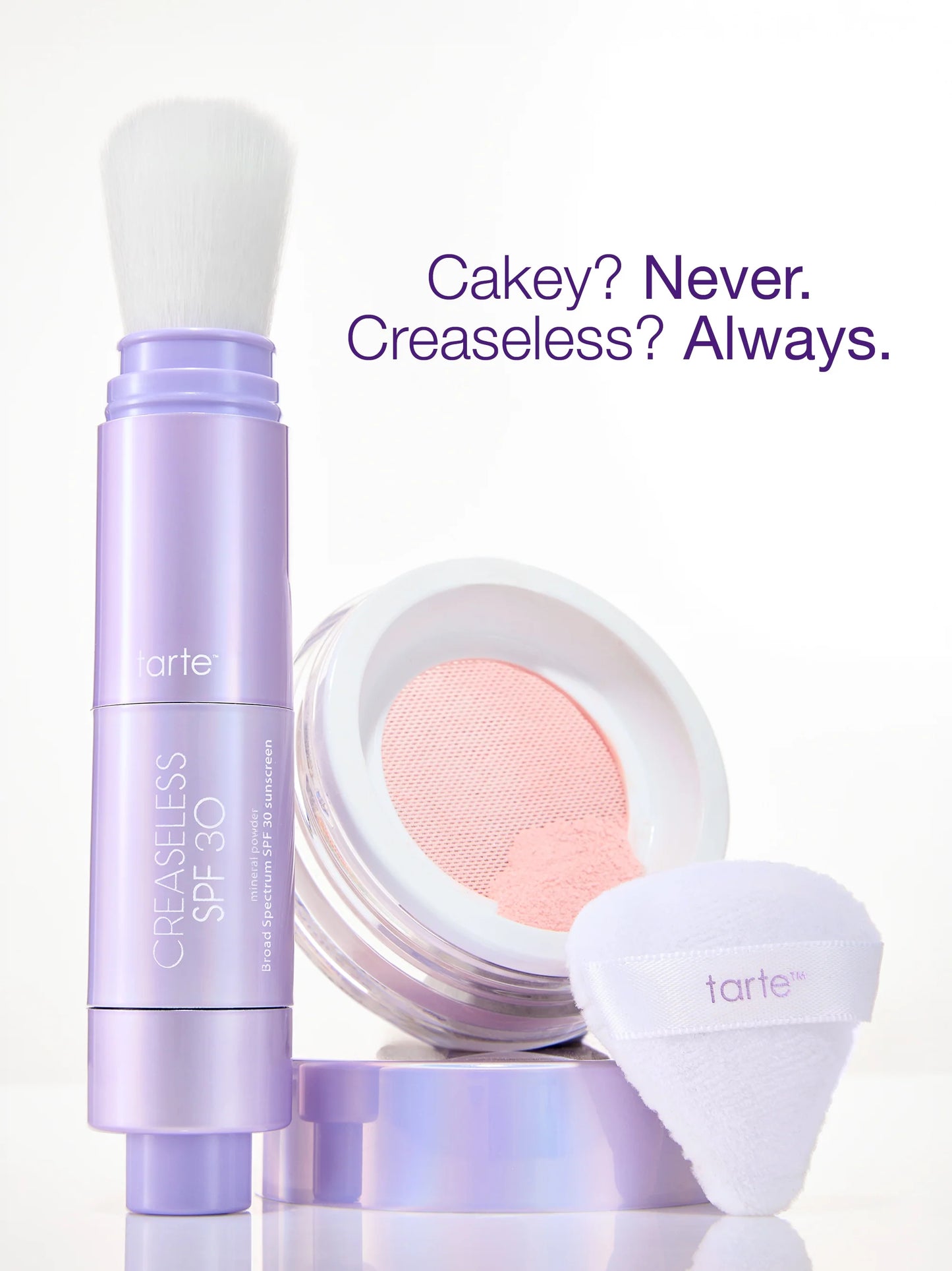 creaseless SPF 30 mineral powder sunscreen